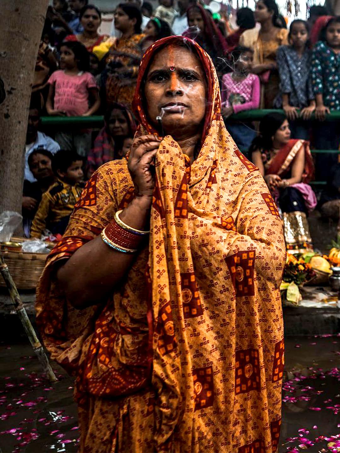 woman praying