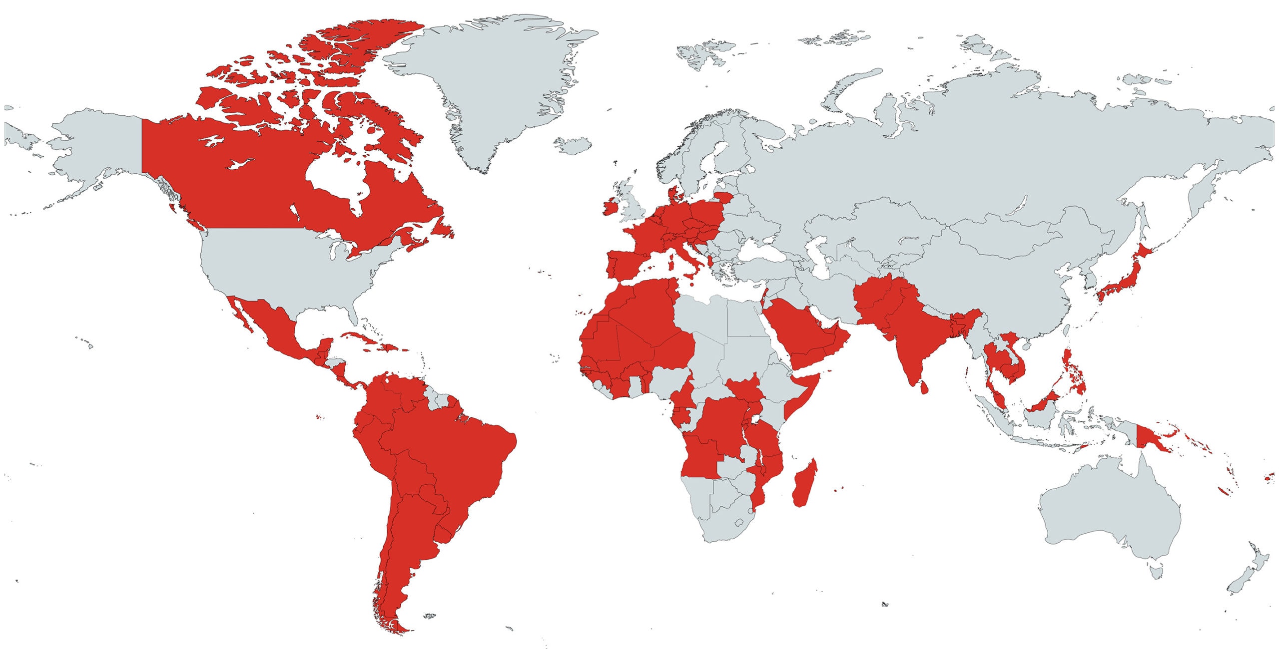 Catholicism Map