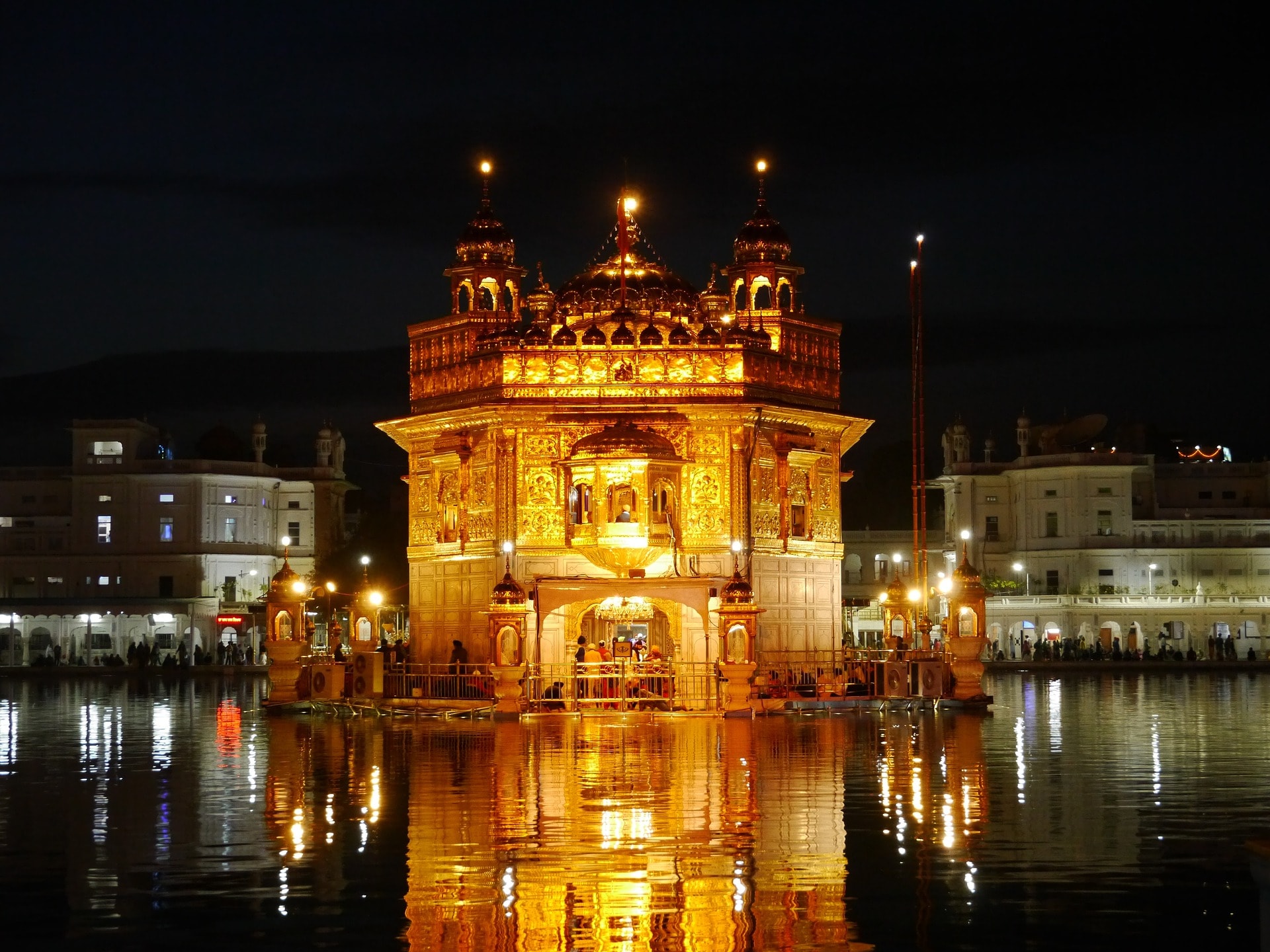 Amritsar at night
